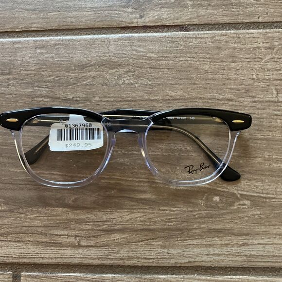 Luxottica Ray Ban Hawkeye - Model # RB5398F - Color # 5021 Black Crysta - Picture 1 of 9